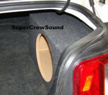 Ford Mustang 05 - 14 Corner Subwoofer Enclosure